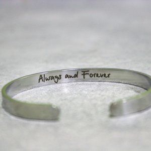 Always & Forever Bracelet Gifts in STEEL SILVER